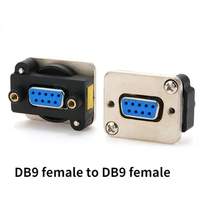 High quality VGA DB15 RS232 DB9 data cable connector DB9 Plug Panel mounting D type connector 9 15pin port socket female adapter