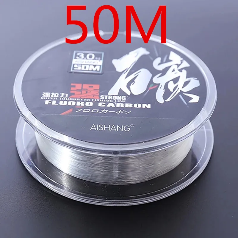 Línea de fluorocarbono 100% – Líder súper fuerte para pesca con mosca - imagen 4