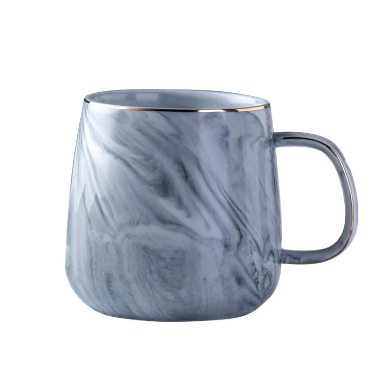 Creative European Phnom Penh Milk Coffee Mugs Marble Pattern Breakfast Water Mug Office Home Drinkware Tea Cup Lover's Gifts