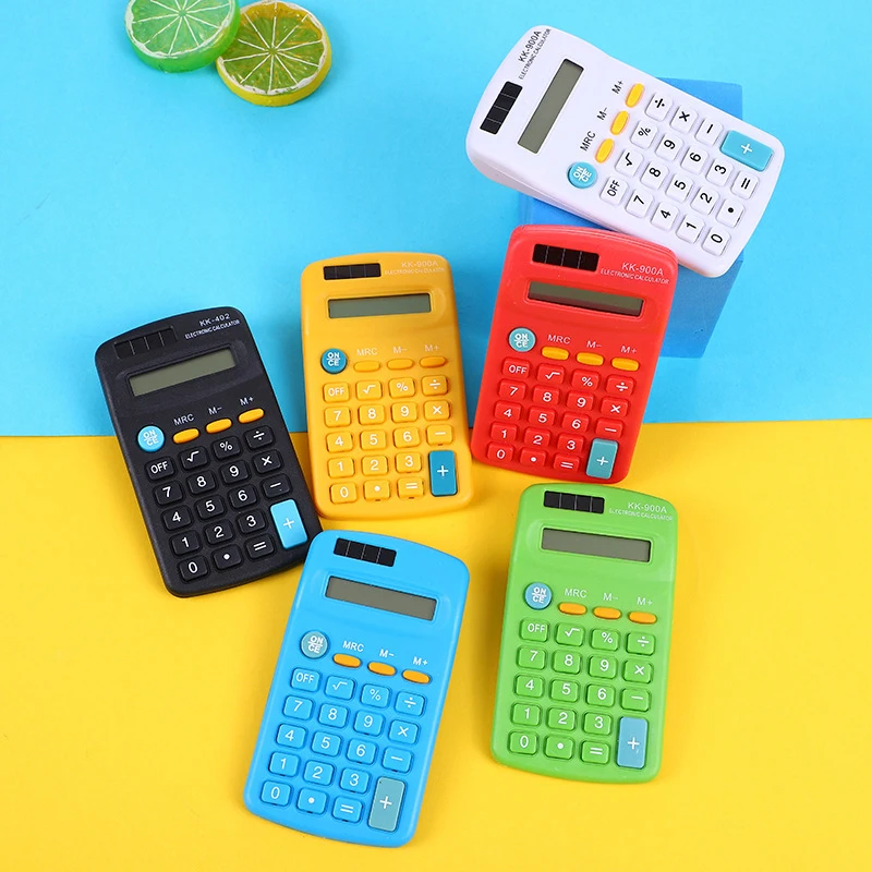 8 Digit Pocket Scientific Calculator Portable Mini Design Buttons Electronic Calculator For Office Student Supplies Set