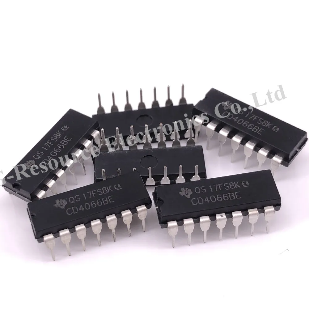(10 sztuk) CD4066BE DIP-14 CD4066 DIP14 4066BE DIP CMOS Quad dwustronny przełącznik