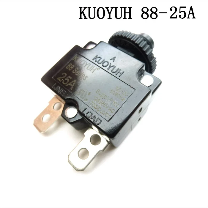 Disyuntores KUOYUH interruptor de sobrecarga Protector de sobrecorriente 88 Series 25A