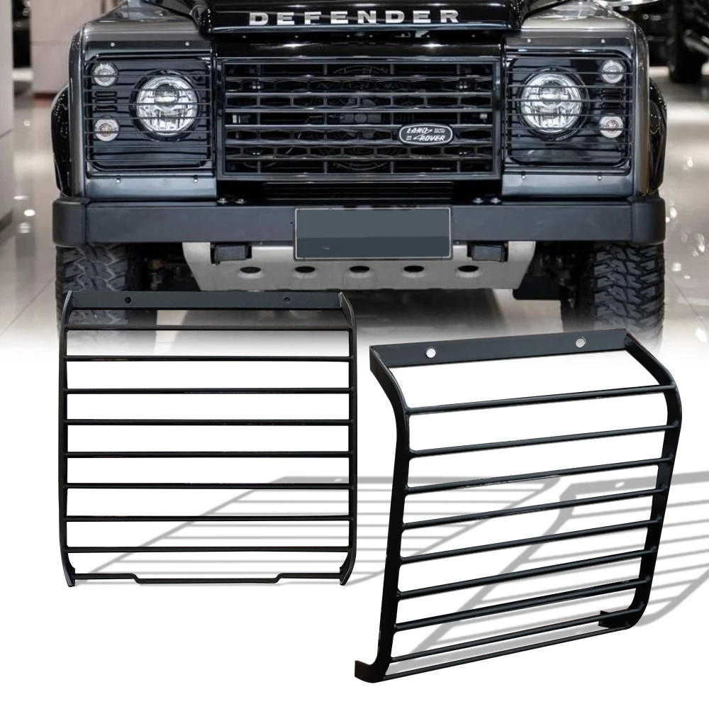 4x4 offroad car body kits steel grill front lamp lights guard sets fit for land rover defender 90 110