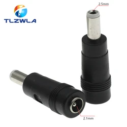 Connector For Dc Power Adapter Connector Plug Conversion Head Jack Female Socket 5.5*2.1mm Turn To Male 5.5*2.5mm