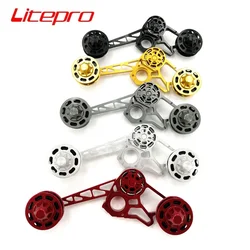 Litepro For Brompton Folding Bike Chain Tensioner Guide Wheel Tension Device Aluminum Alloy CNC Chain Tension Adapter