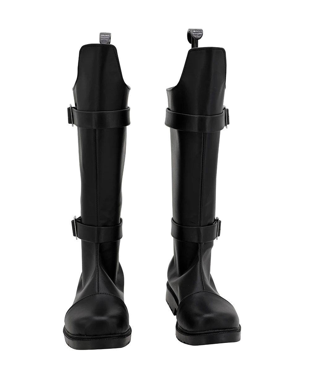 Bottes de Cosplay en cuir noir, sur mesure, Uta no Prince sama 4 Natsuki Shinomiya