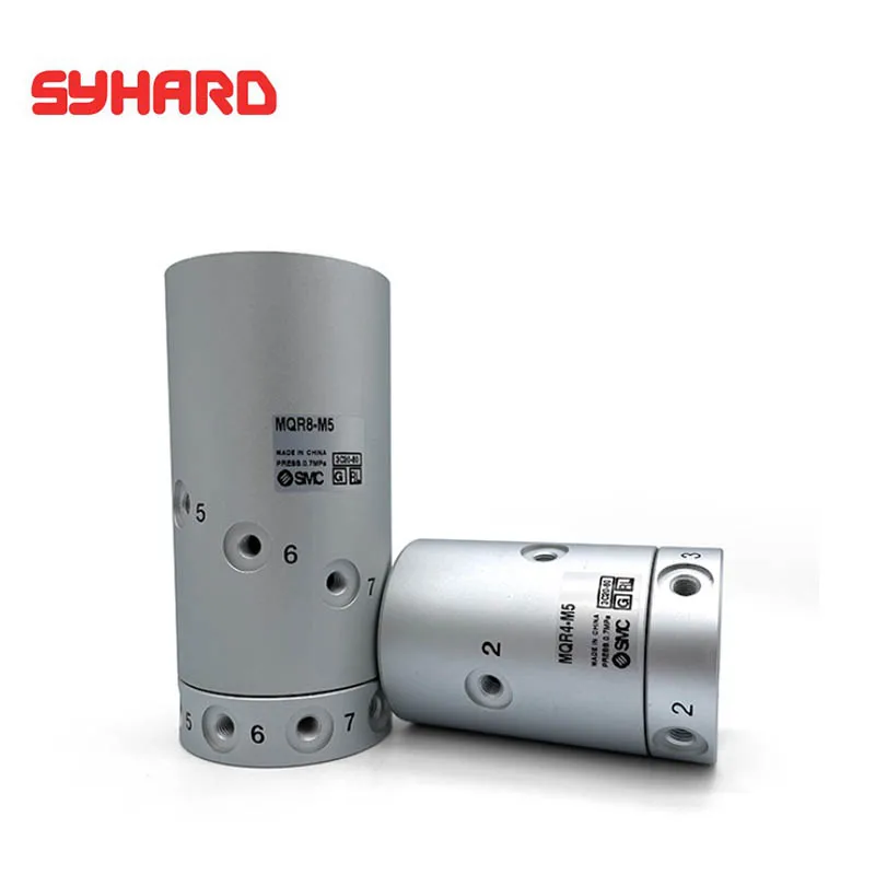 MQR2-M5 MQR4-M5 MQR8-M5 MQR12-M5 MQR16-M5 MQRF Low Torque Rotary Joint Rotary Cylinder Fittings MQR Series Metal Seal Type