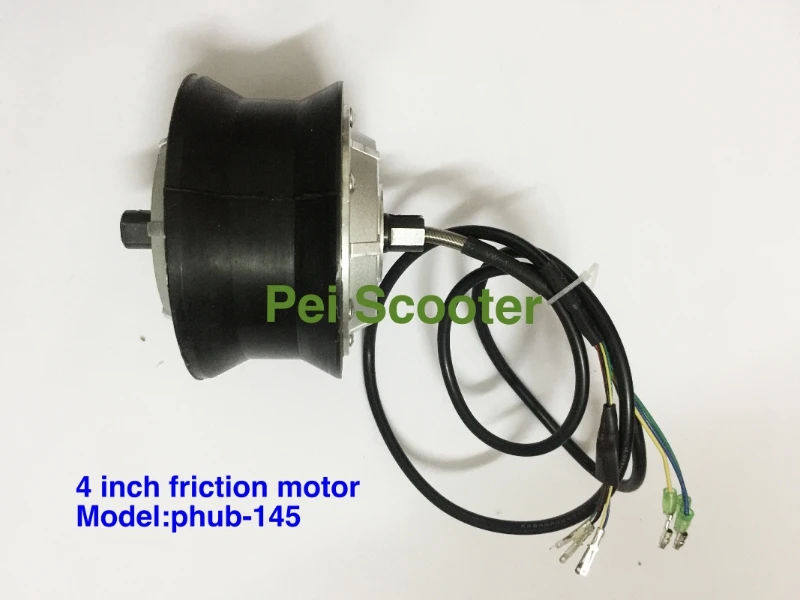 4inch 4 inches dc hub wheel motor brushless friction motor internal thread 24v 36v 250w phub-145