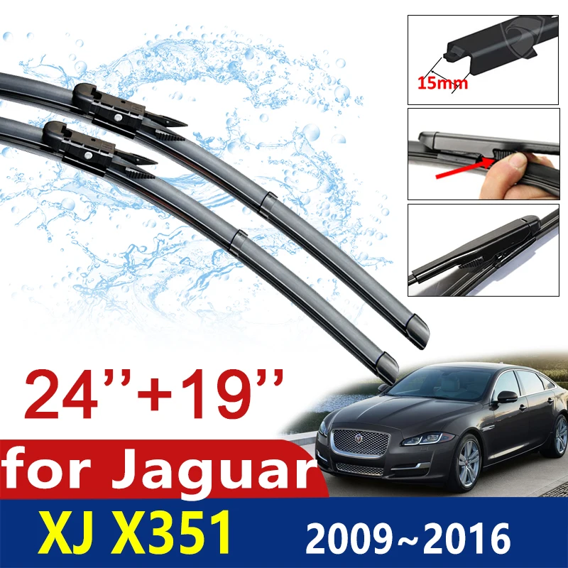 

for Jaguar XJ X351 2009~2016 Front Windscreen Windshield Wipers Car Accessories Car Wiper Blade 2010 2011 2012 2013 2014 2015