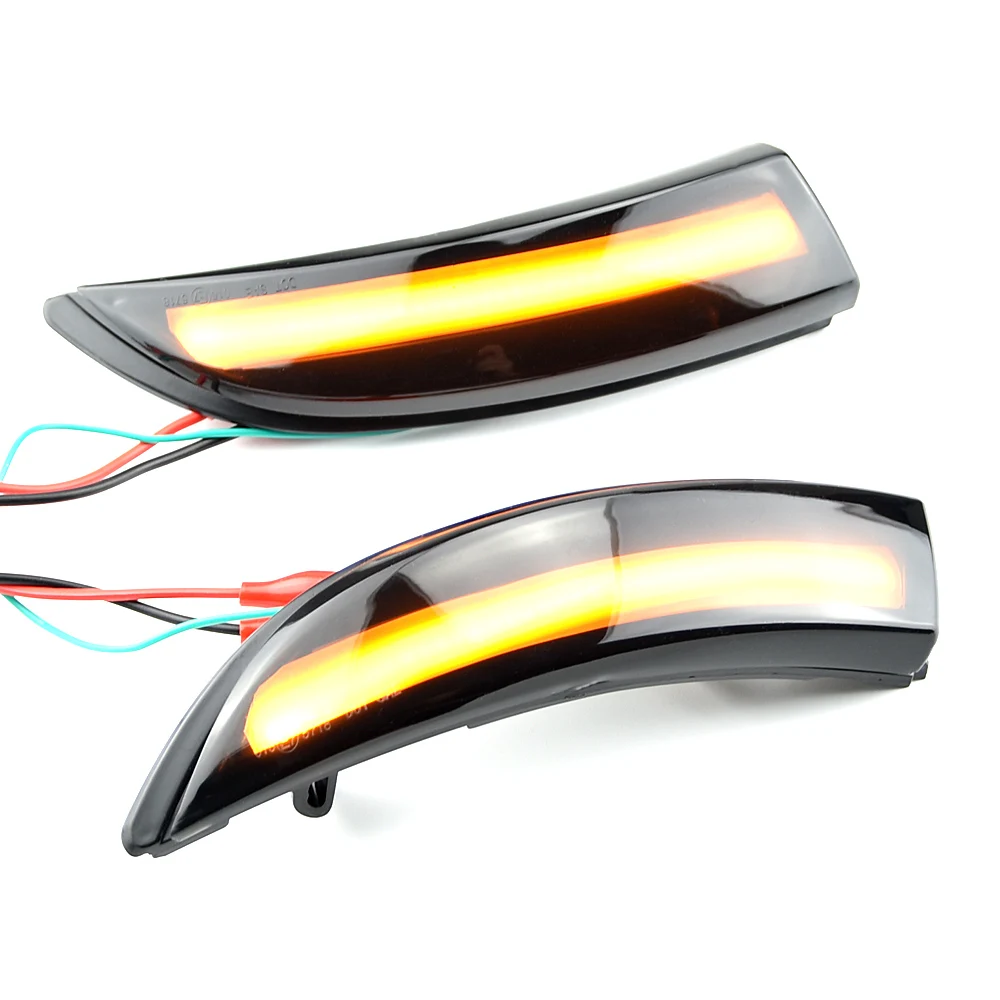 

Dynamic Turn Signal Light Fit For Ford Fiesta MK6 VI /UK MK7 2008-17 B-Max 2012-2017 Flowing Water Blinker Flashing Light
