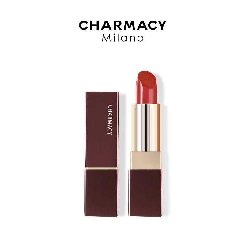 CHARMACY New 8 Color Long Lasting Waterproof Lip Sexy Shiny Red Natural Glossy Moisture Lipstick Lip Gloss Makeup Cosmetic