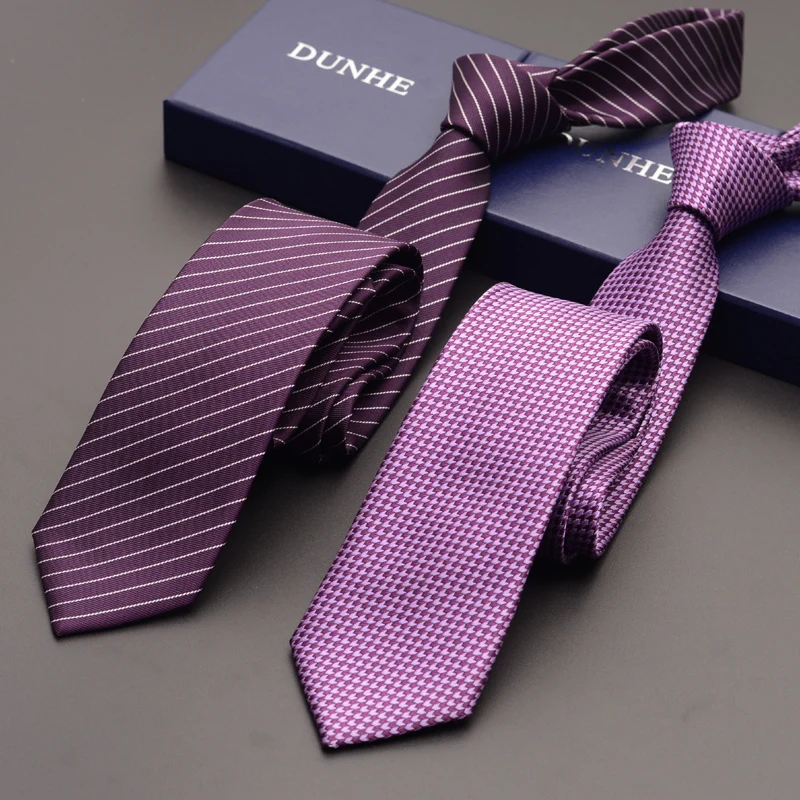 Corbatas de boda de alta calidad para hombres, corbata delgada de 6cm, diseñadores de marca, corbata de cuello de plata gris y azul con regalo, 2024