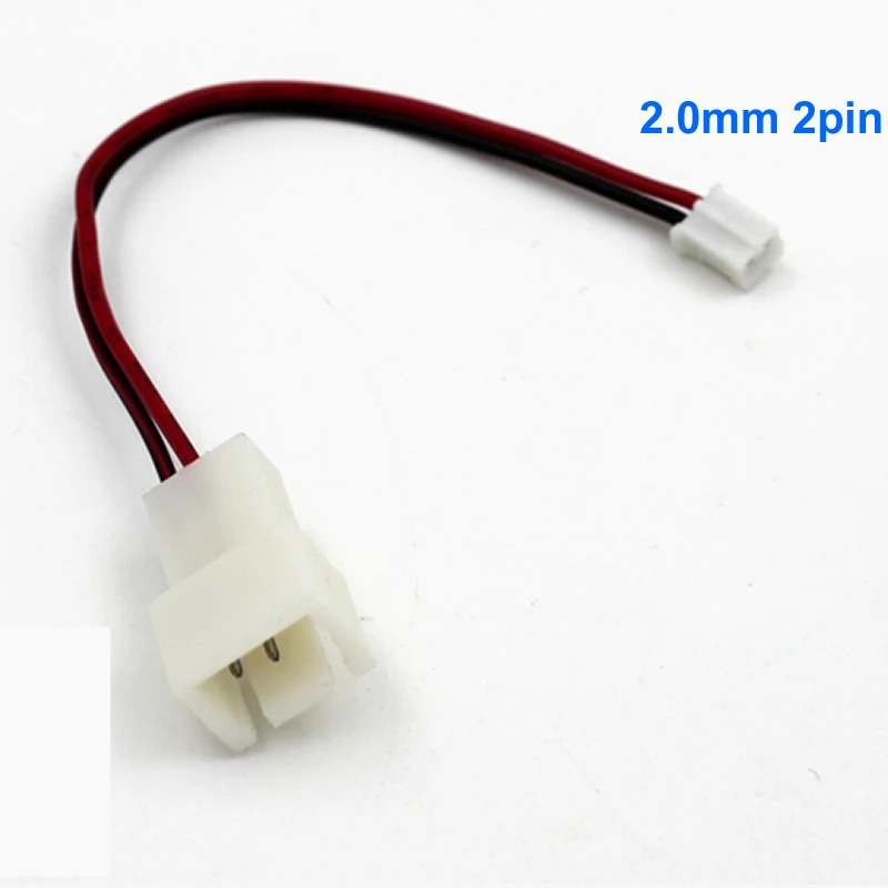 ARSYLID Conversion cable 3 pin to 2 pin 2.0mm adapter fan cable 12V cooler fan for VGA cooling fan 2pin micro-2pin