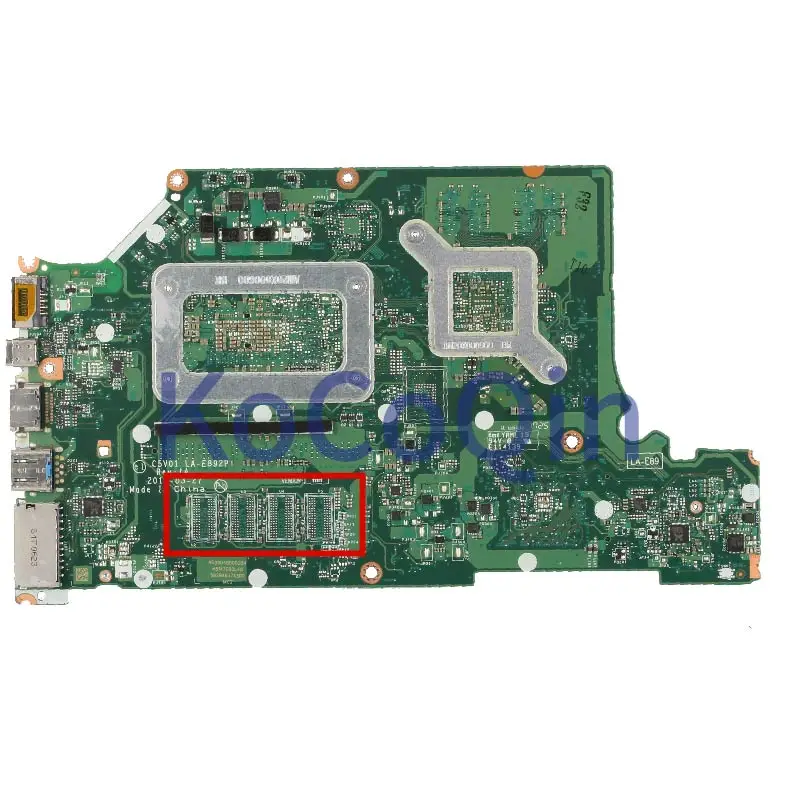 Laptop Motherboard For ACER Aspire A515-51 A515-51G I7-8550U Notebook Mainboard LA-E892P SR3LC N17S-G1-A1 DDR4