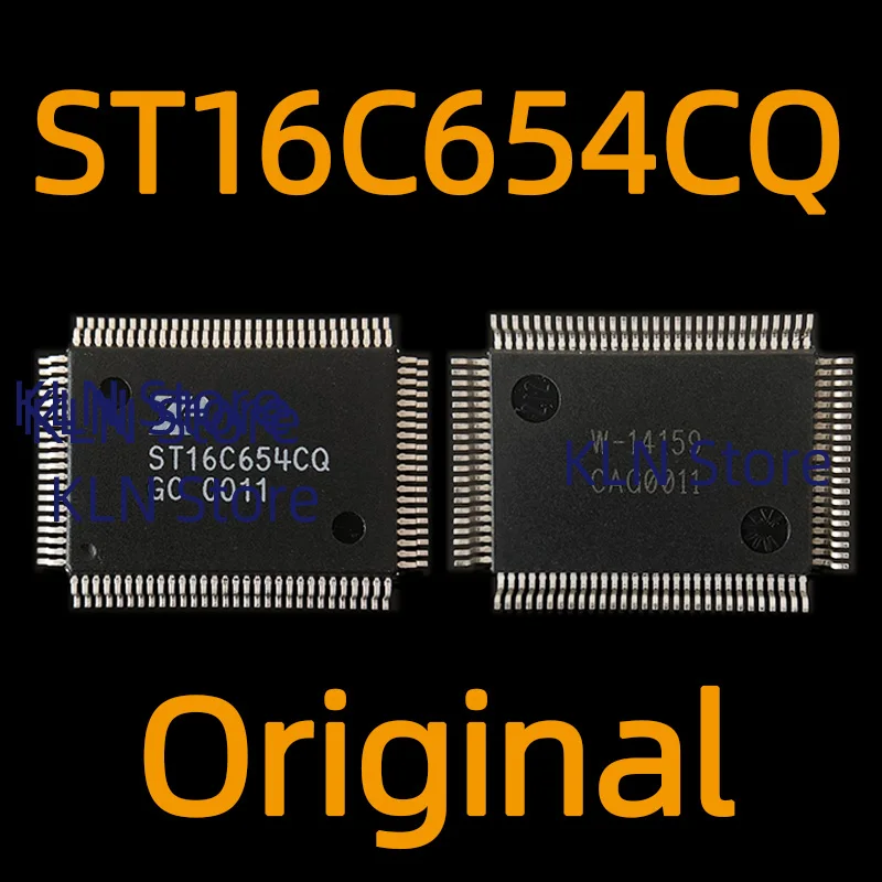 1 peça st16c654cq qfp64 2.97v a 5.5v quad uart com 64 byte fifo st16c654 16c654cq original