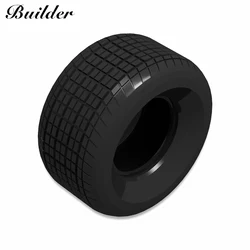 Little Builder 18450/ 56908 Wheel Tyre 81.6x44mm Technological Automobile Building Block DIY Assembly MOC Compatible Toys 1pcs