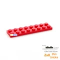 10 piezas rojas