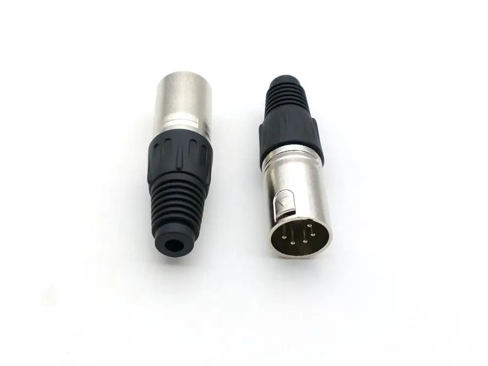 conector masculino da solda de xlr de 25 pecas pinos para o cabo do microfone 01