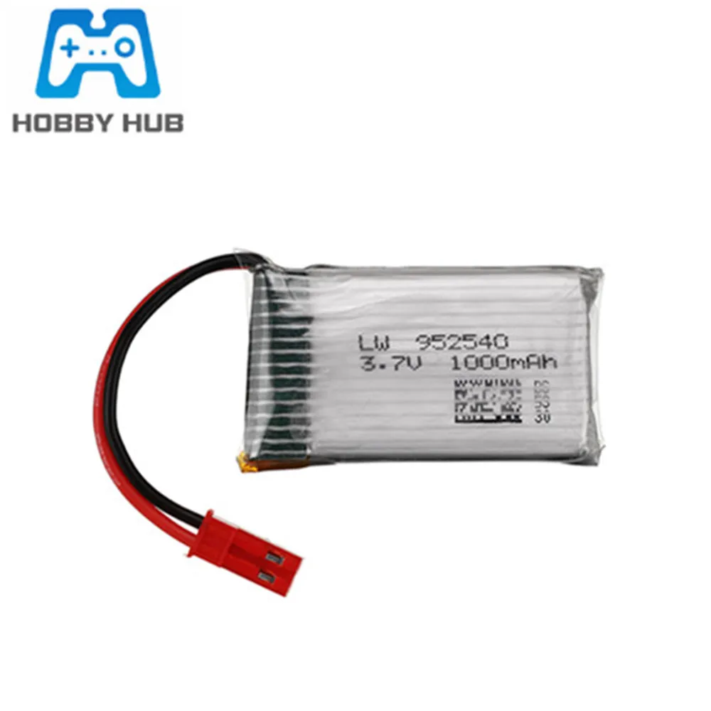 3.7V 1000mAh 952540 Battery For Syma X5 X5C X5SC X5SW TK M68 MJX X705C SG600 HQ898B H11D H11C H11WH T64 RC Quadcopter Parts