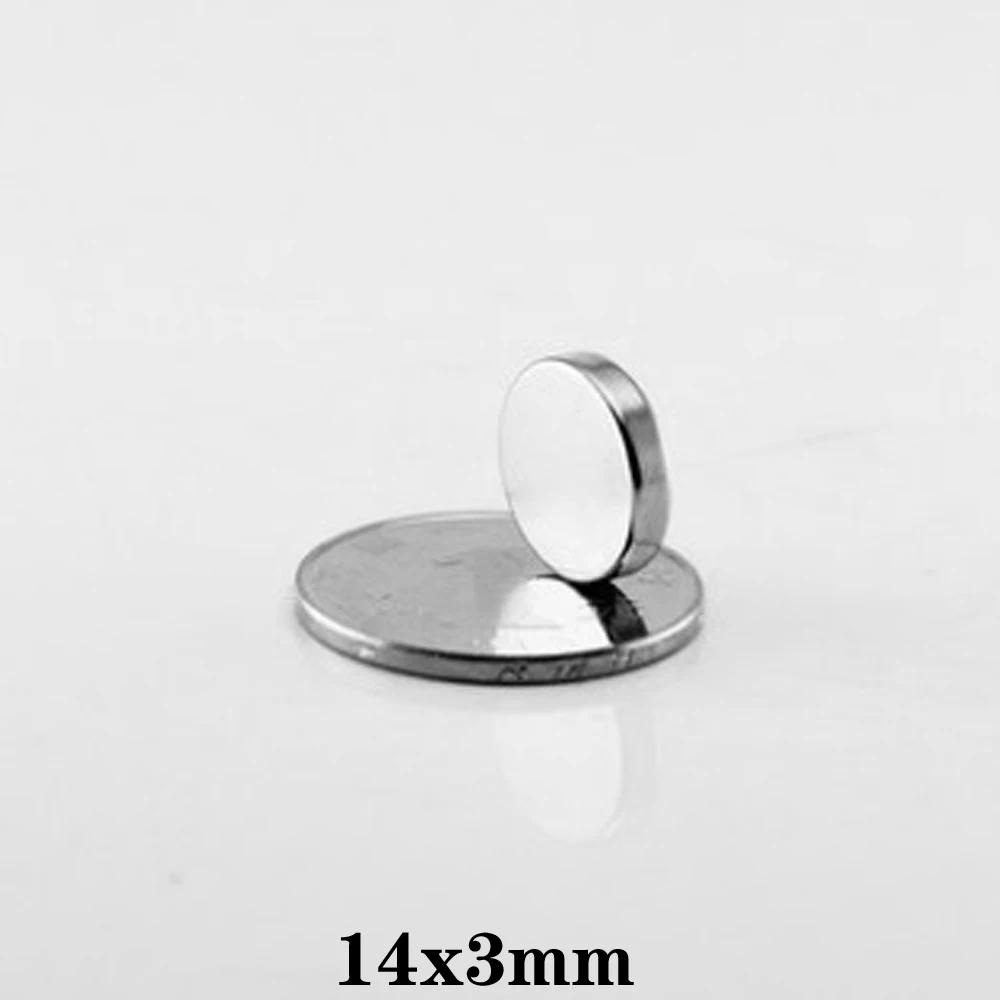 5~150pcs 14x3 mm Rare Earth Magnet Diameter 14x3mm Fridge Round Magnets strong 14mm x 3mm Permanent Neodymium Magnetic 14*3 mm