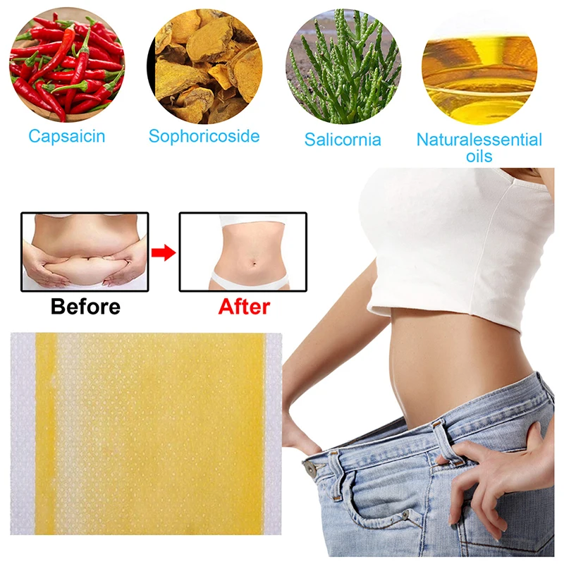 20 Pieces Slimming Patch Fast Burning Fat&Lose Weight Products Natural Herbs Navel Sticker Body Shaping Patches