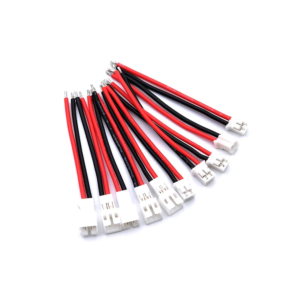 10pcs 5cm 24AWG piccolo Whoop JST-PH 2.0 femmina/maschio spina cavo in Silicone per UR65 US65 UK65 Beta65 Micro FPV accessori per droni