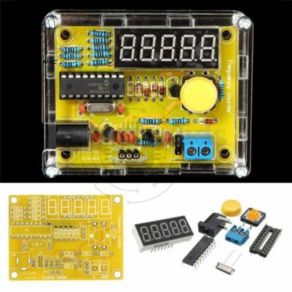 1Hz-50MHz Crystal Oscillator Frequency Counter Tester DIY Kit Resolution Tester With USB Cable