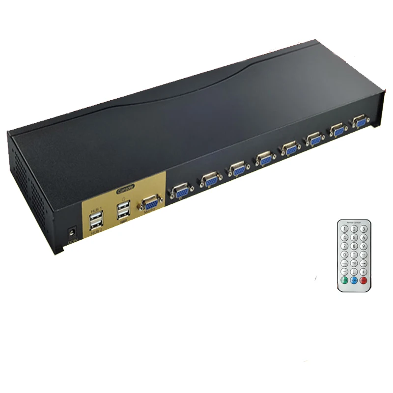 8 Port Usb Kvm Switch Box Geschikt Voor Acht Host Monitoring Harde Schijf Te Delen Een Set Van Toetsenbord Muis en Monitor Vga Switch