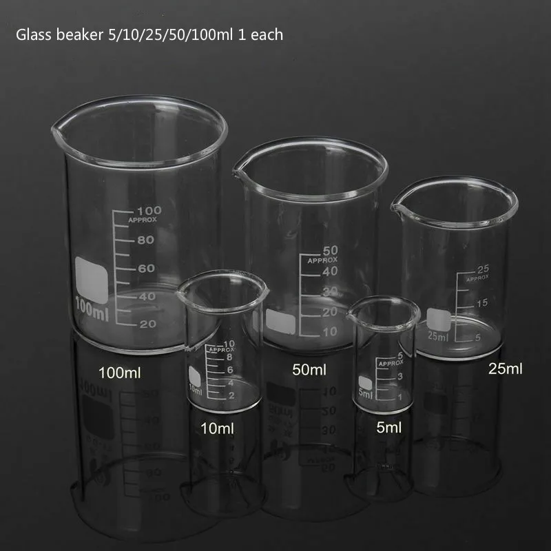 La vetreria da laboratorio in vetro borosilicato 5/10/25/50/100mL può essere utilizzata per apparecchiature di laboratorio