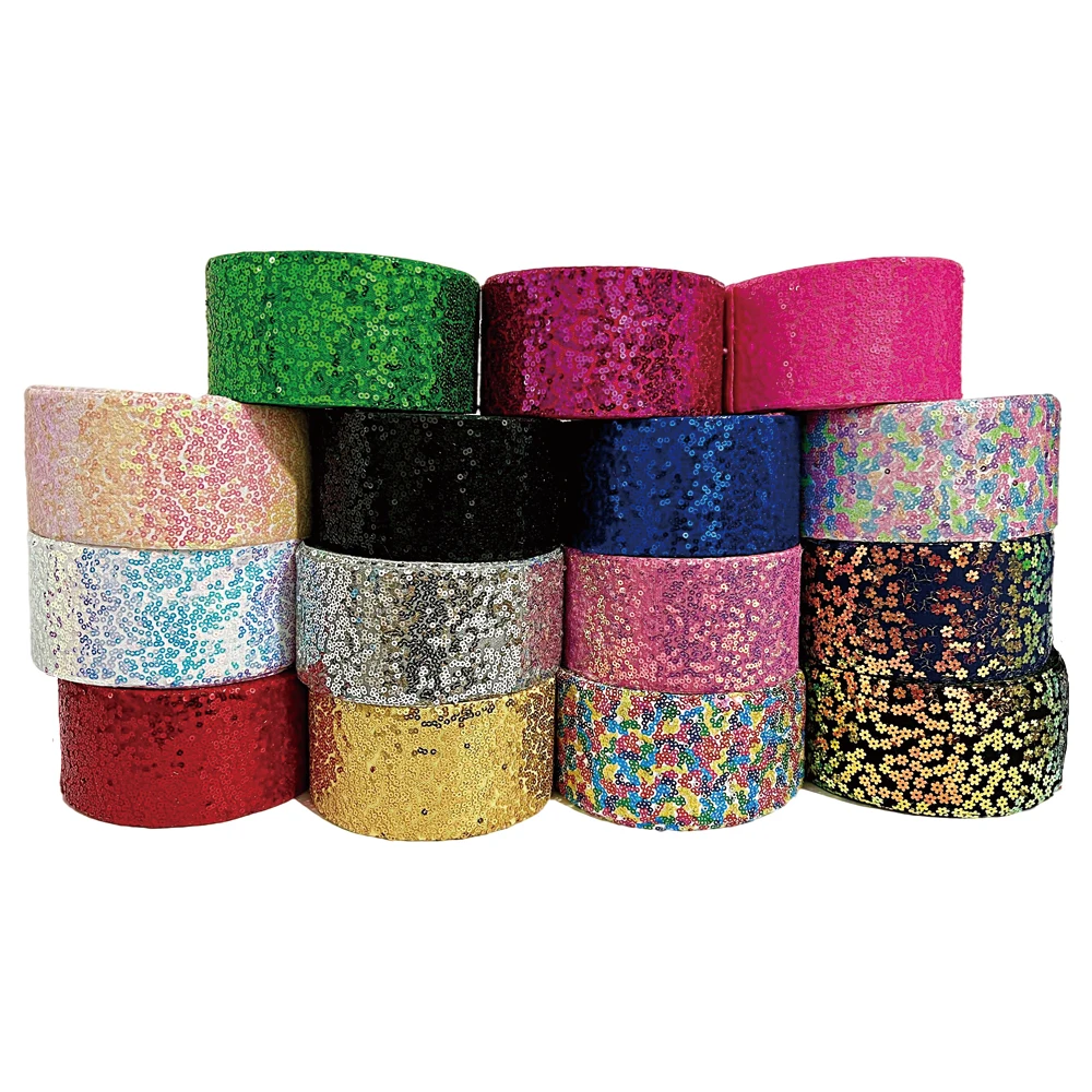 

Special Sequin Ribbon 3" 75mm 20yards/lot for DIY Crafts Supplies Decoration Materials