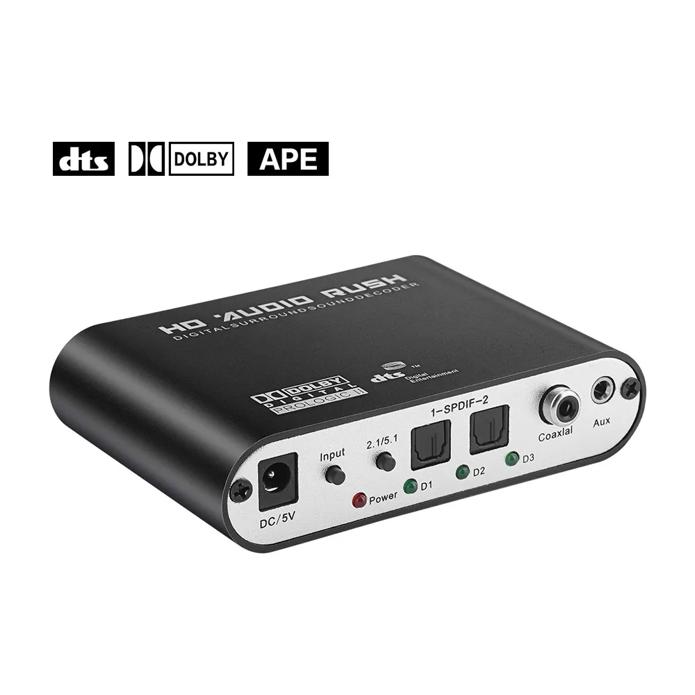 

AIYIMA 5.1 Sound System Decoder DAC SPDIF Coaxial to Digital Ano Decoding DSP 192KHz 24Bit For Audio Speaker Amplifieralog