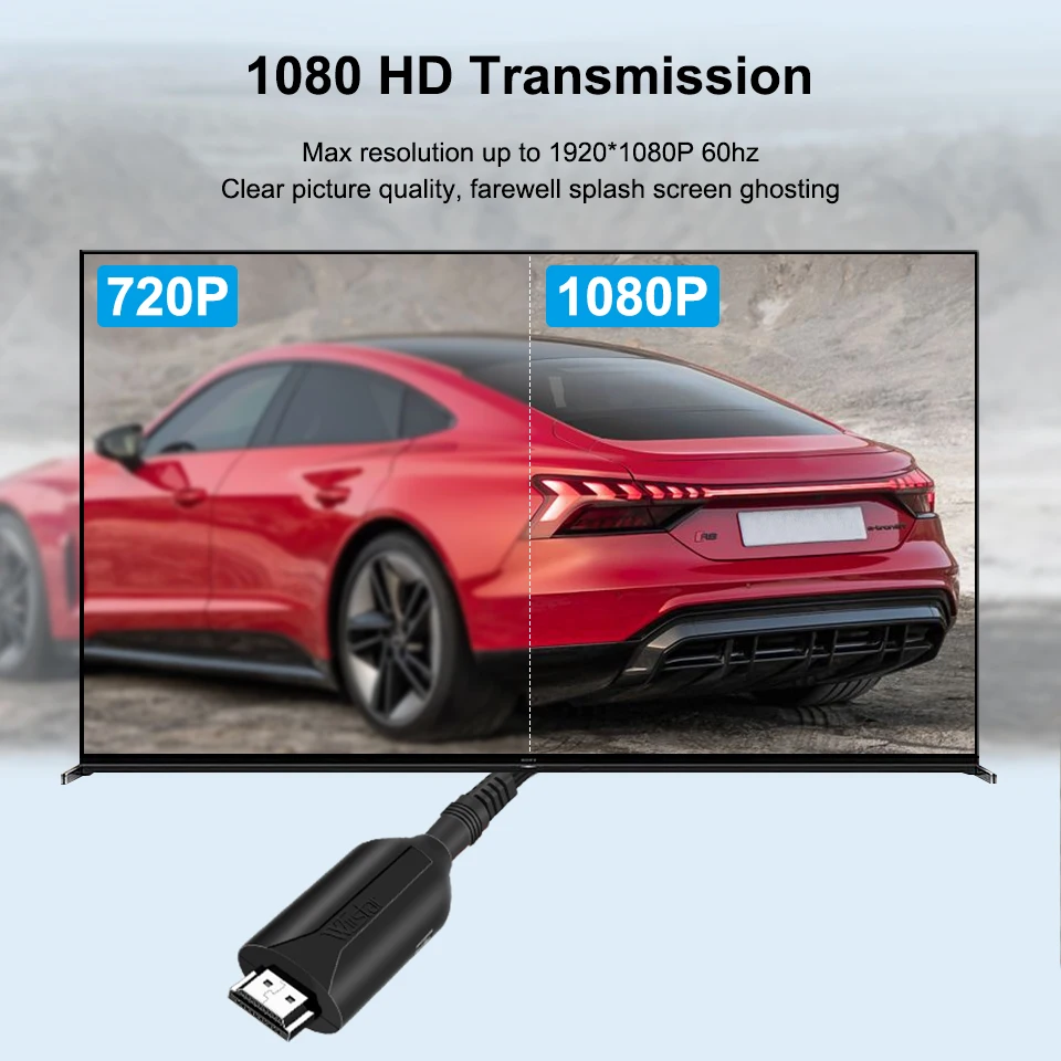 1080P RCA AV к HDMI-совместимый композитный адаптер конвертер AV2HDMI адаптер для ТВ PS3 PS4 ПК DVD Xbox проектора с кабелем MICR