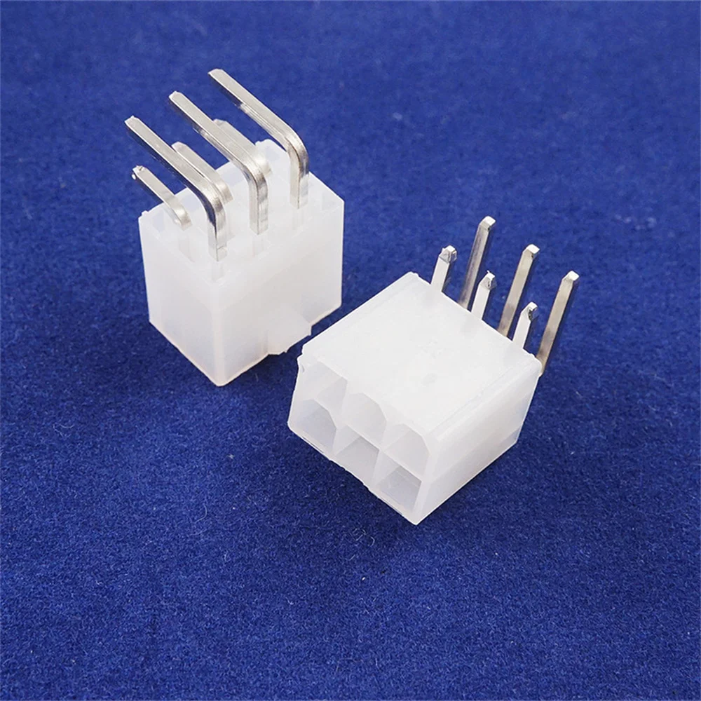 100Pcs 4.2 MM 6 Pin Header Male Pin 0.165