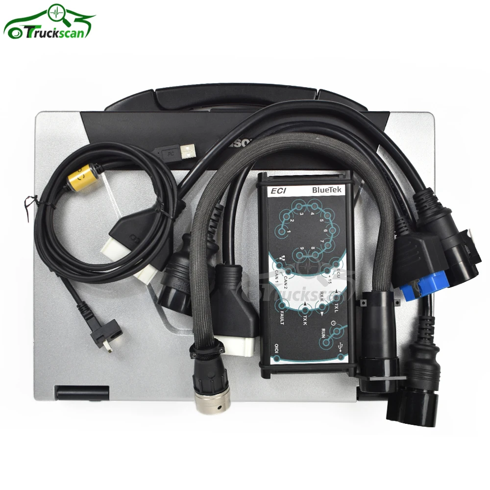 

V14.1 for IVECO ELTRAC EASY ECI diagnostic tool with Eltrac For IVECO ECI Diagnostic Scanner Tool with CF19 /CF52laptop