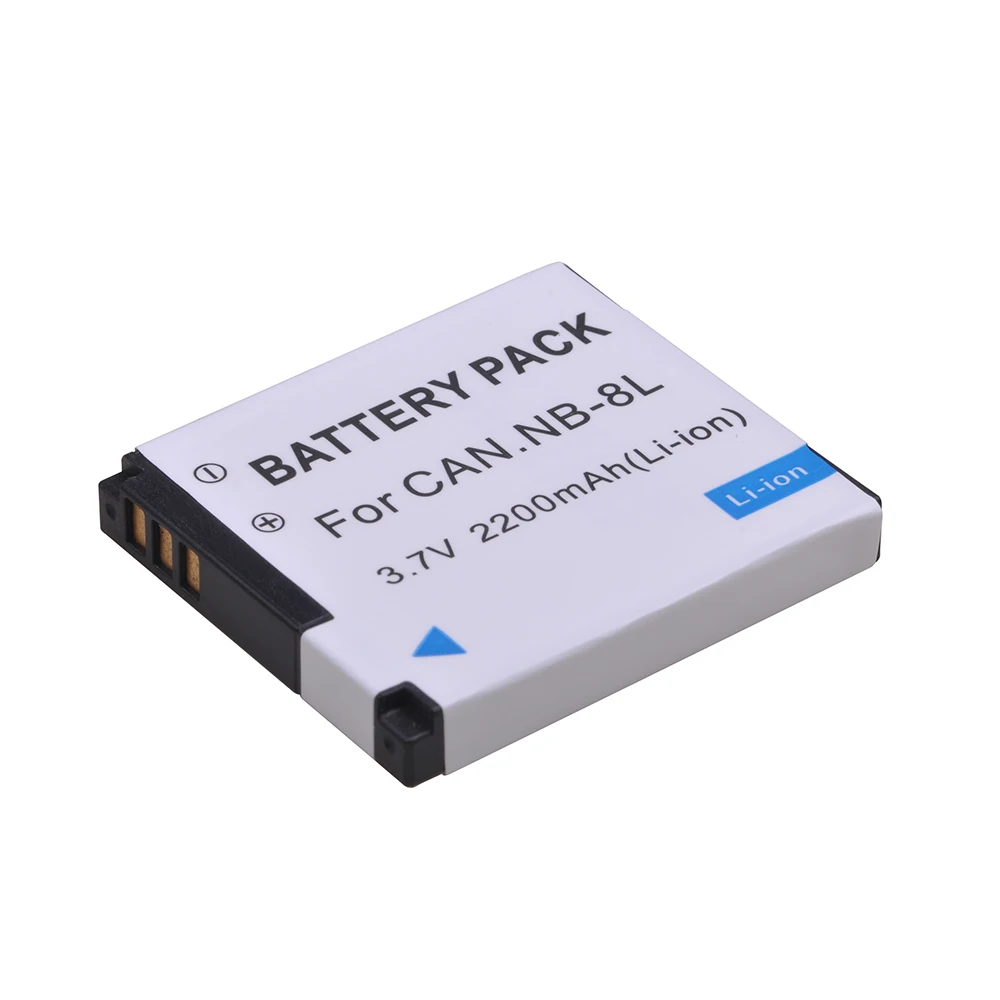 2200mAh NB-8L NB8L Li-ion Battery For Canon PowerShot A3300 A3200