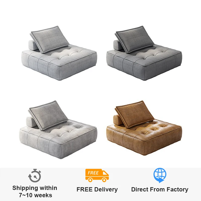 

Lazy Sofa Small-Sized Italian Tatami Modern Minimalist Living Room corner sofa living room leather sofa couch