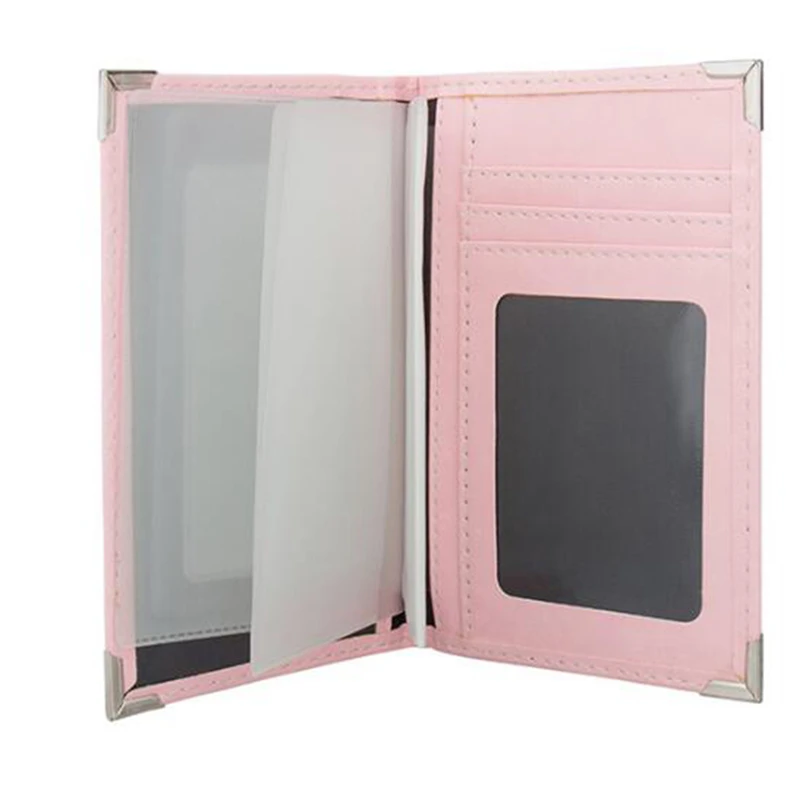 PU Leather Paspoort Cover Case Car Driving Documents Business Credit Card Holder Purse Travel Passport Holder Driver Licens Bag image 5