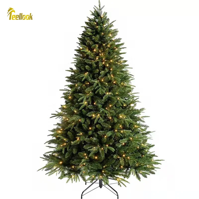 Teellook New 1.2m/5.0m Hybrid LED Christmas Tree Holiday Party Christmas Hotel Shopping Mall Decoration