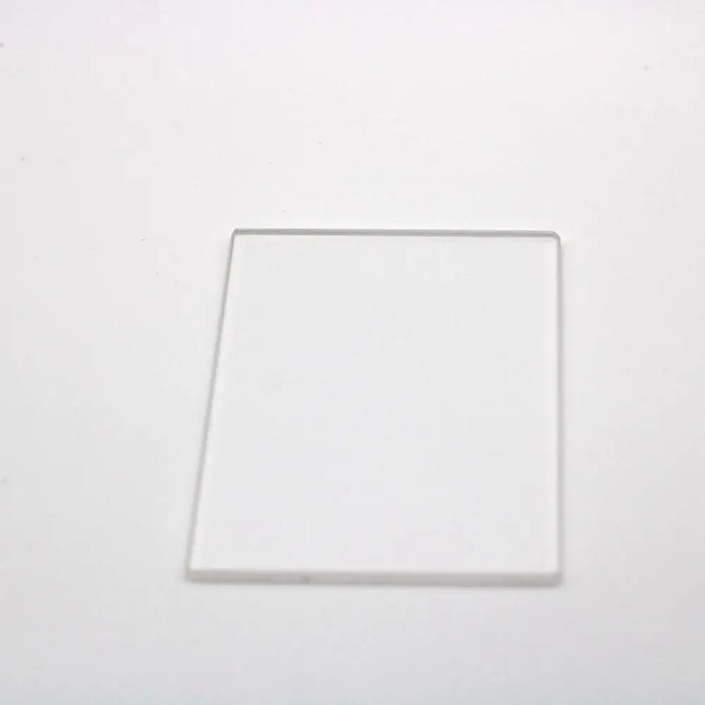 5 pces total lente protetora tamanho 60x60mm quadrado uv vidro da janela de quartzo jgs2