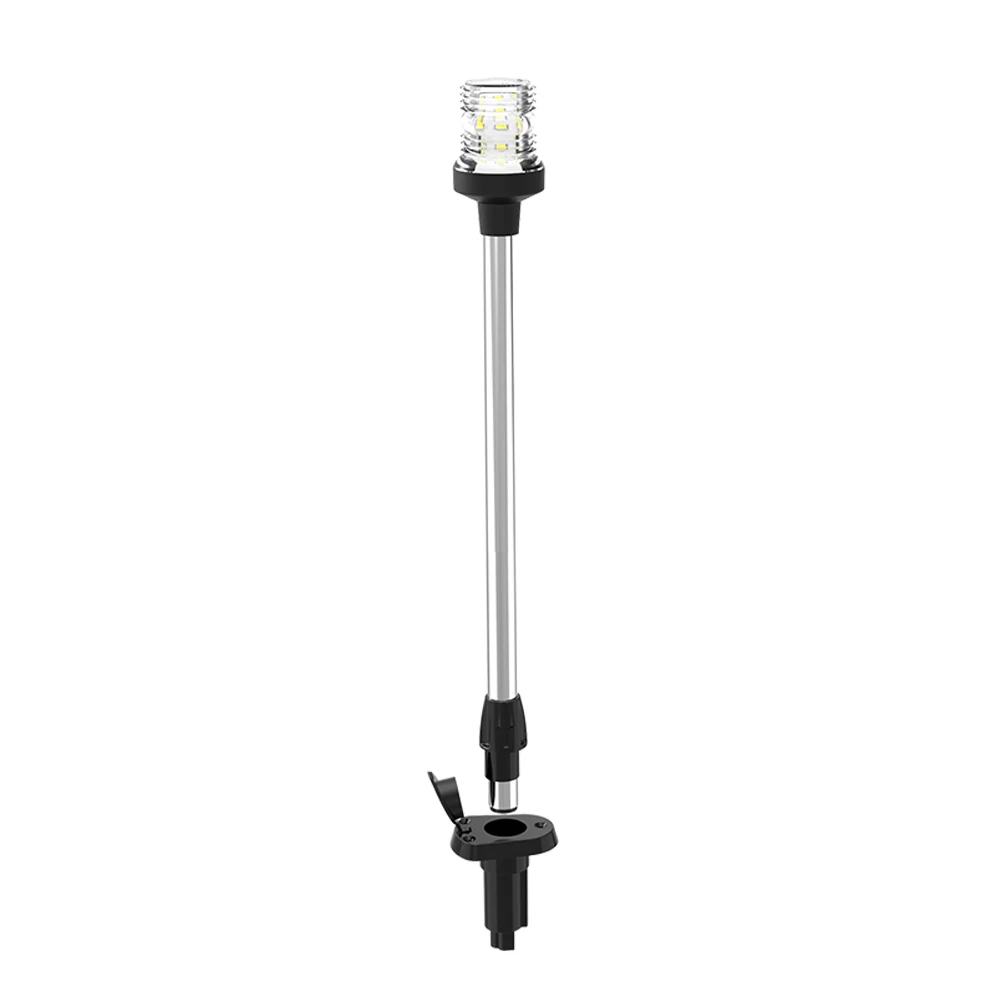 Linterna Led para barco, y 12V luz redonda de 600mm, visibilidad, 3NM