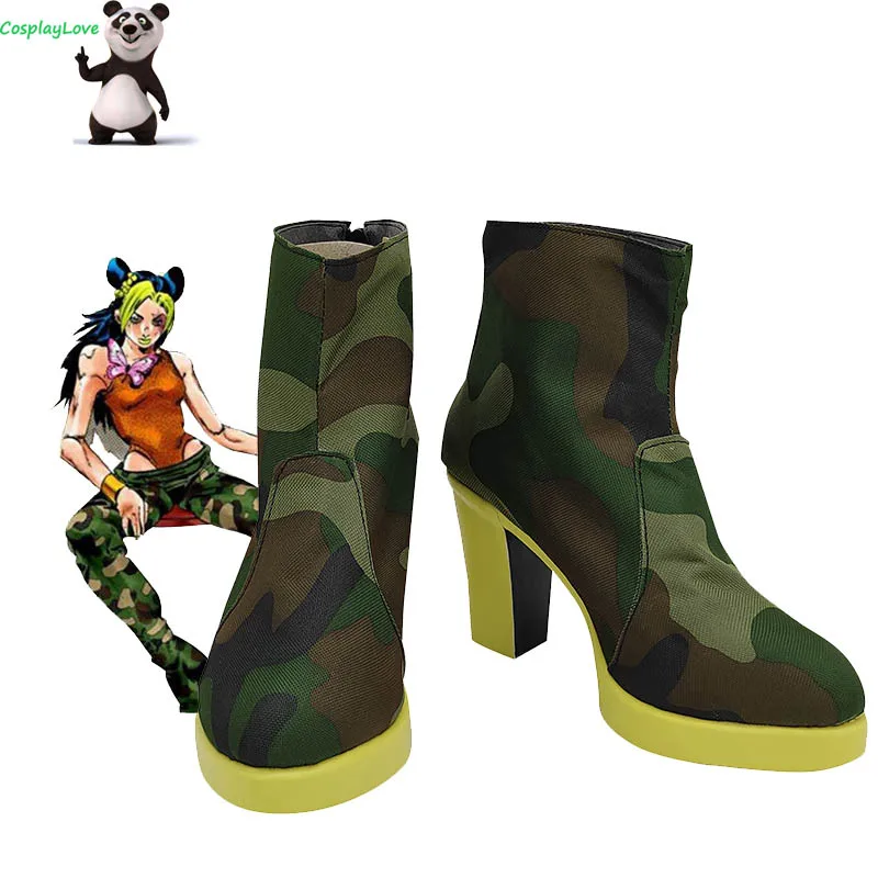 

JoJo's Bizarre Adventure: Stone Ocean Jolyne Cujoh 14 Years Shoes Cosplay Long Boots Leather Custom Made For Halloween