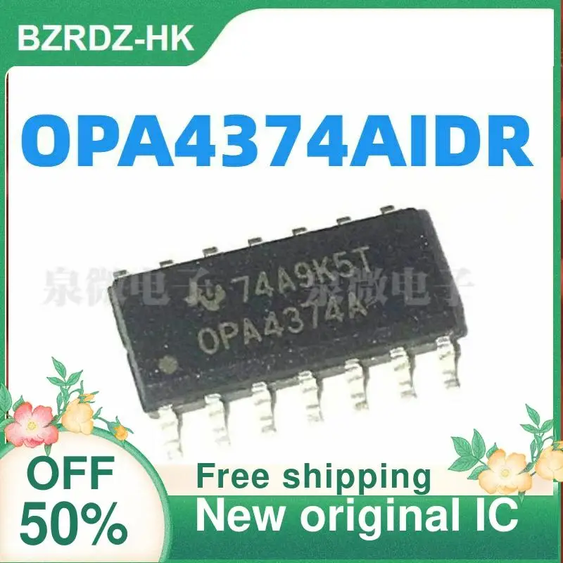 

10PCS OPA4374A OPA4374AIDR SOP-14 New original IC