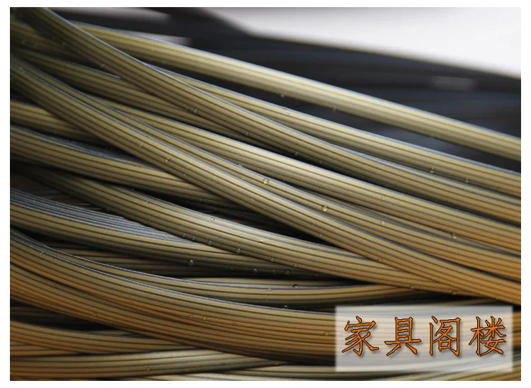 500G 70M Gold Gradient Flat Synthetic Rattan Weaving Material Plastic Rattan For Knit And Repair Chair Table Etc