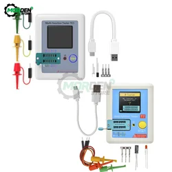 TC-T7-H TCR-T7 LCR-TC1 wysoka precyzja Tester próbnik elektroniczny dioda trioda pojemność ESR MOS/PNP/NPN LCR MOSFET ekran TFT LCD Test