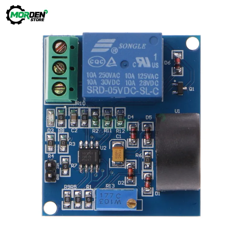 DC 5V 12V 24V AC Current Detection Sensor Module Protection Relay Module 5A Over-Current Overcurrent Signal Switch Output