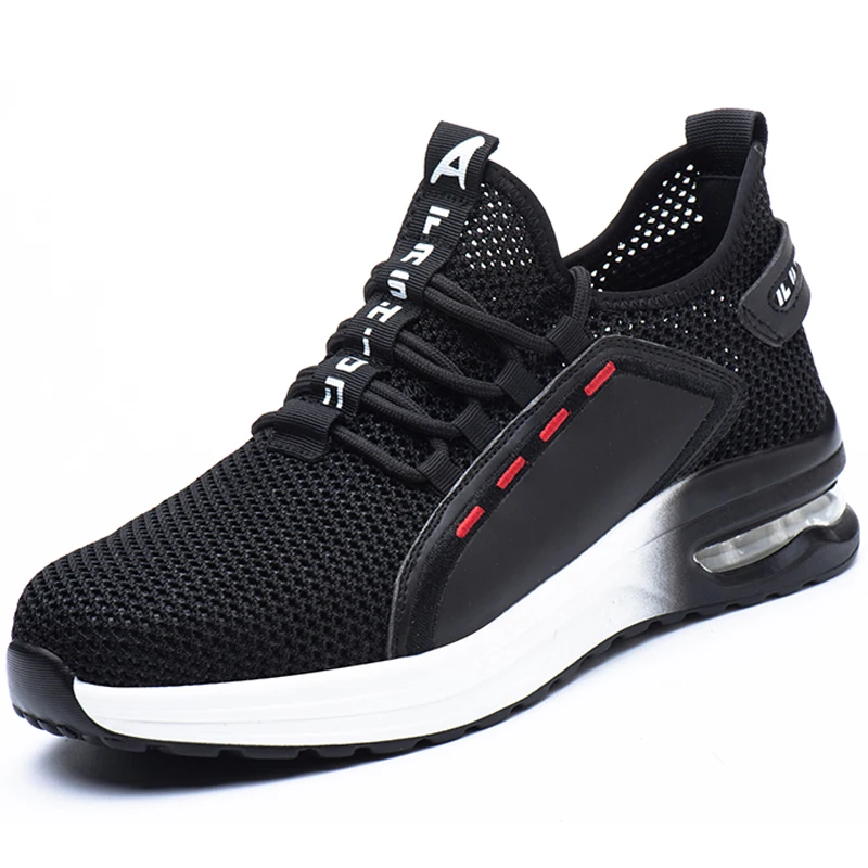 

Неразрушимые рабочие кроссовки для мужчин, дышащие мужские защитные рабочие ботинки с защитным стальным носком, устойчивые к ударам