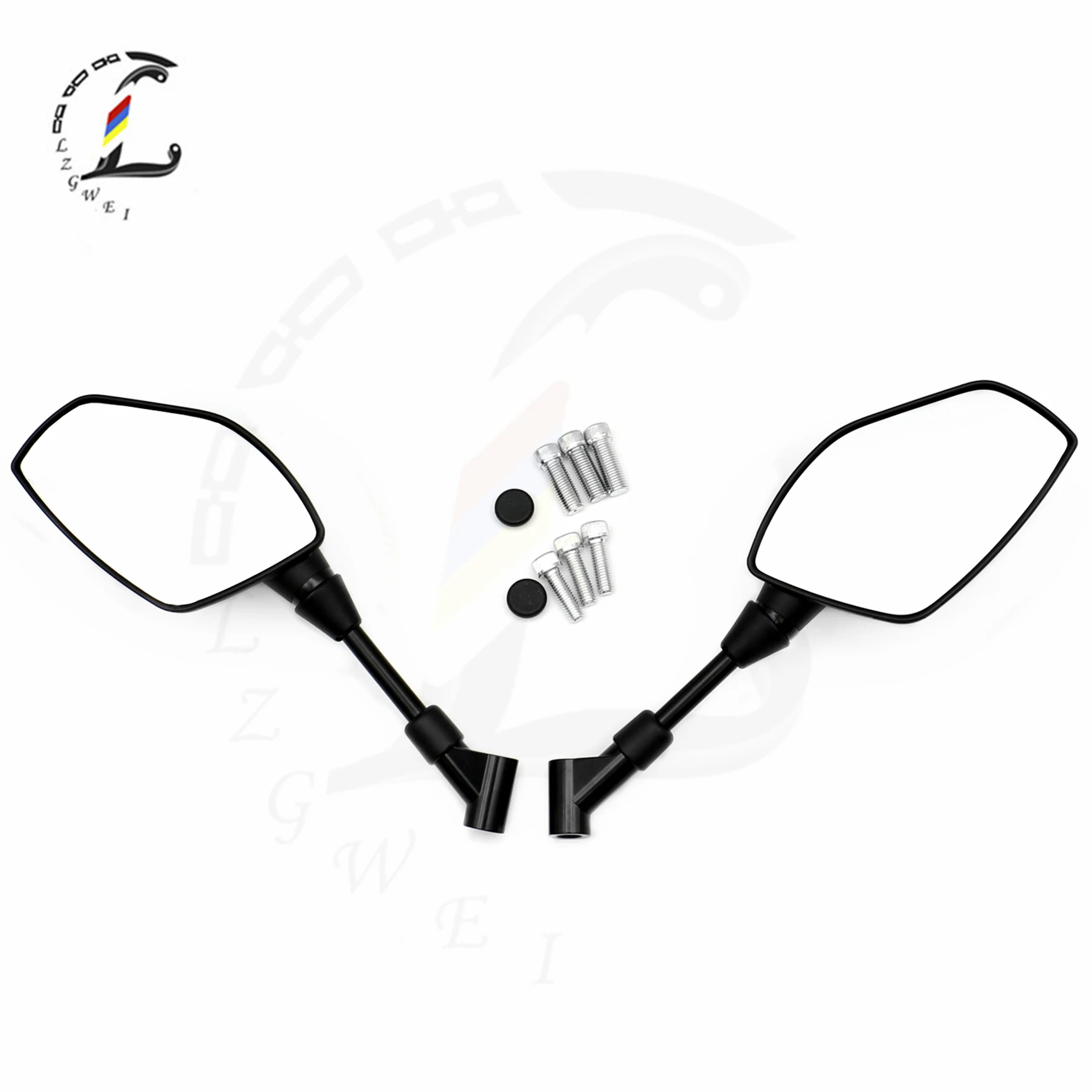 

Motorcycle For Universal For Yamaha CYGNUS-X Rearview Mirror 8MM 10MM E-Bike Side Electromobile Side Convex Mirror Carbon Fiber