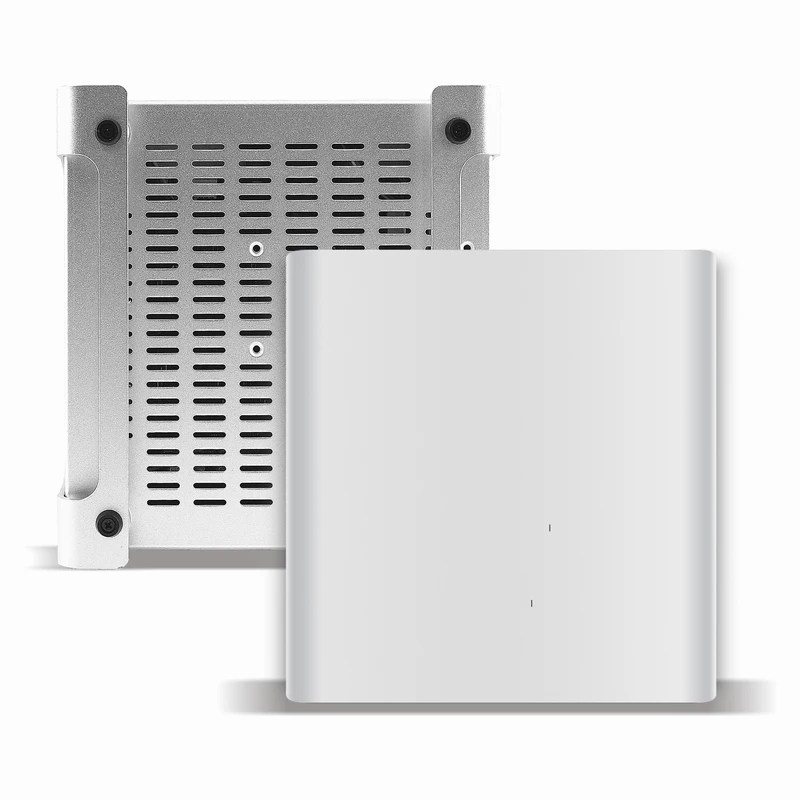 METALFISH MetalGear Plus Aluminiowa obudowa Mini HTPC Obudowy Mini ITX Komputerowe obudowy komputera do gier PC z zasilaczem Pico PSU