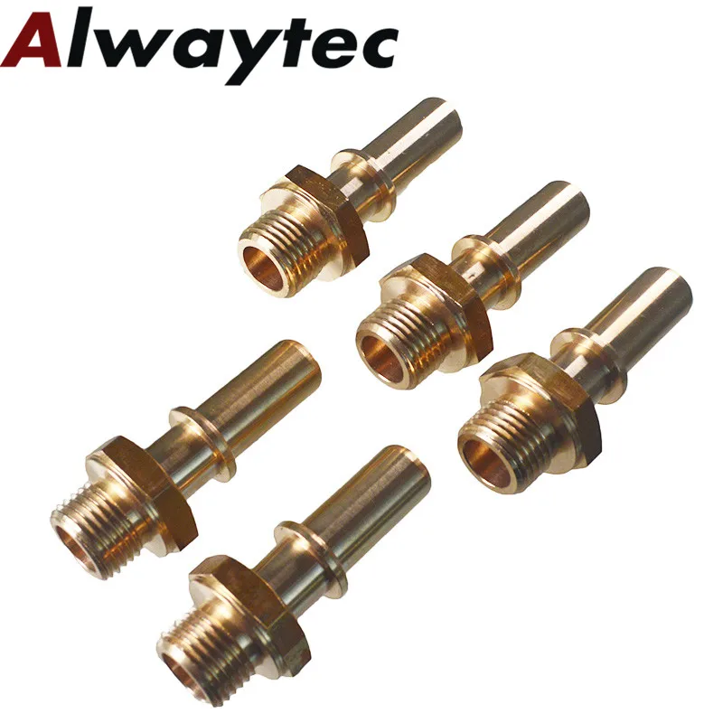 3pcs SAE10 SAE12 3/8 5/16 Car Male End With Screw Connector Customize Brass Fitting SCR System Metal Fuel Urea Quick Coupling