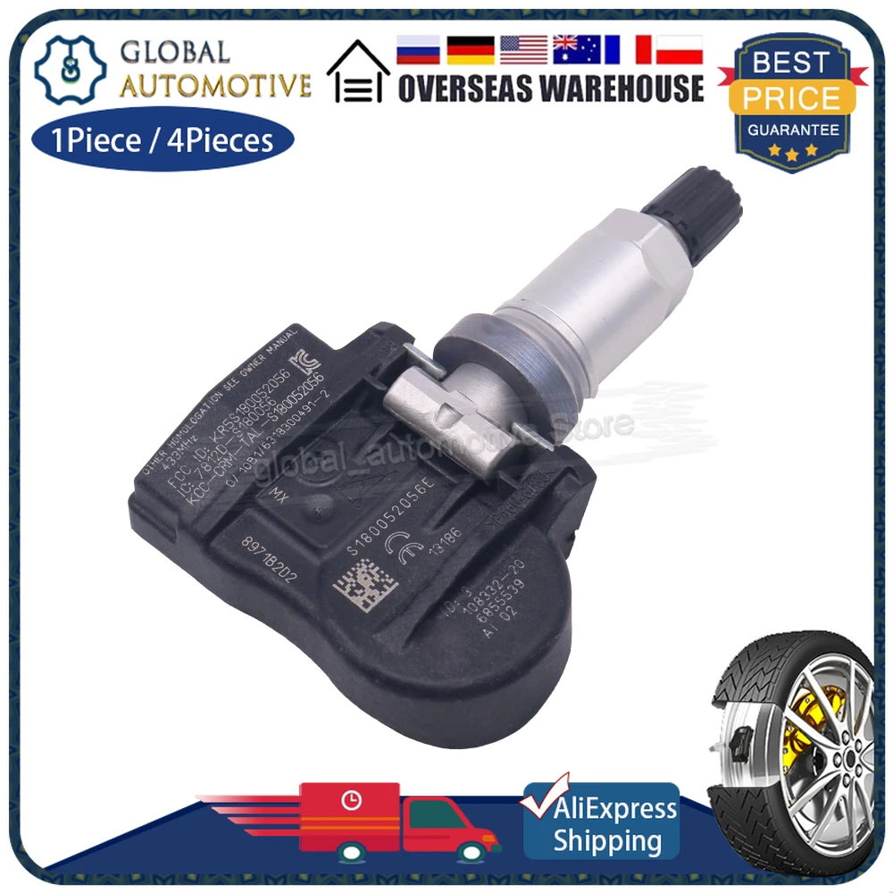 433Mhz TPMS Tire Pressure Sensor 36106856209 36106881890 6855539 FOR BMW 1-Series F21 3-Series F30 F31 F34 2012-2020 TPMS